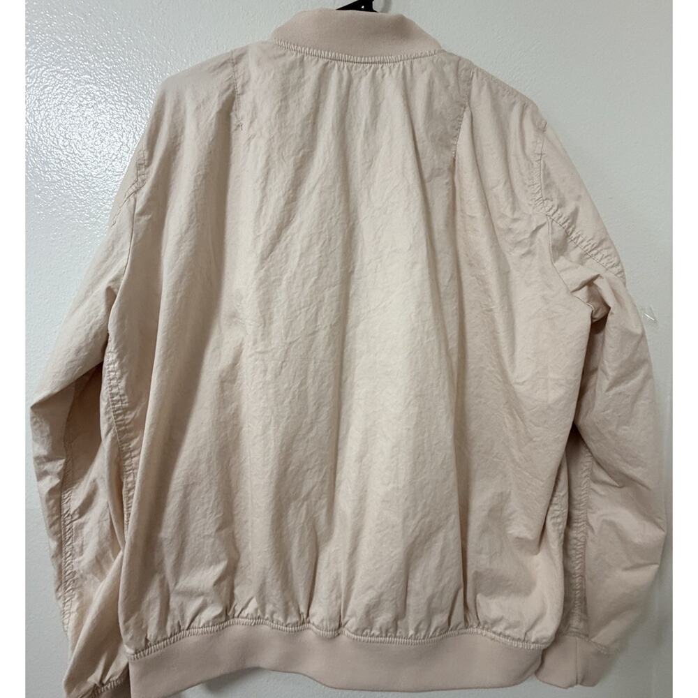 Buffalo David Bitton Bomber Jacket Womens Large Pale Light Pink Full Zip - Picture 7 of 11